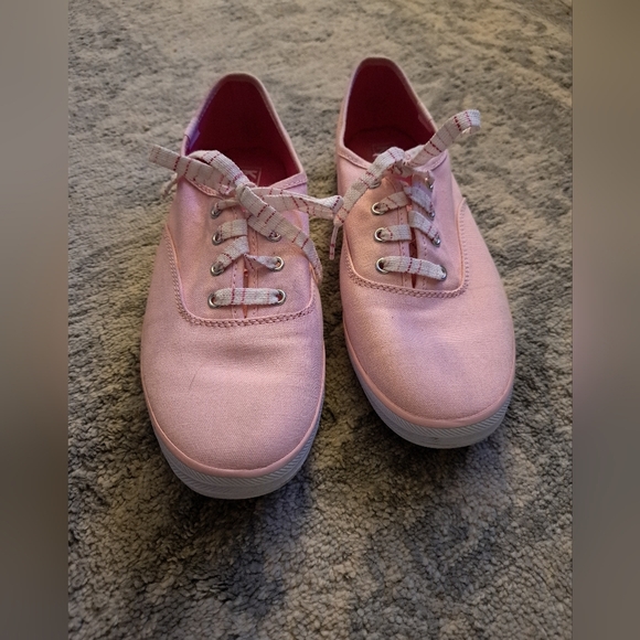 Keds Women's Size 8 Pink Canvas CHAMPION Softerra Sneakers - Picture 3 of 5